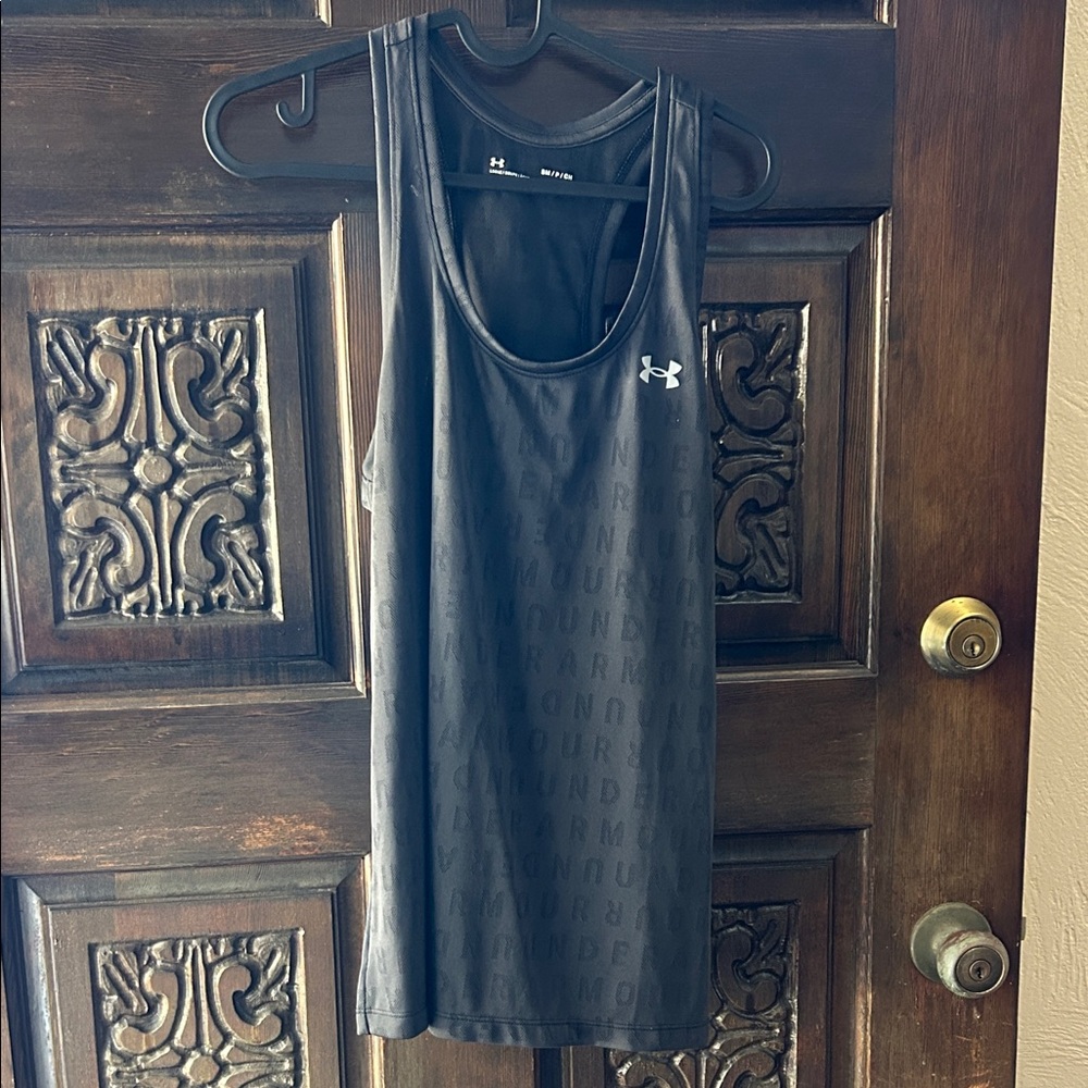 Under Armour Charcoal Sleeveless Top